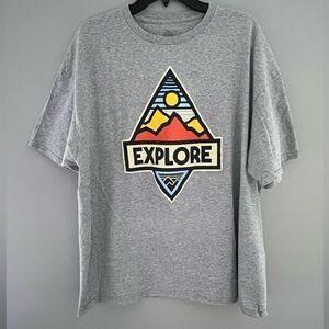 “Explore”  Graphic Tee, size 2XL